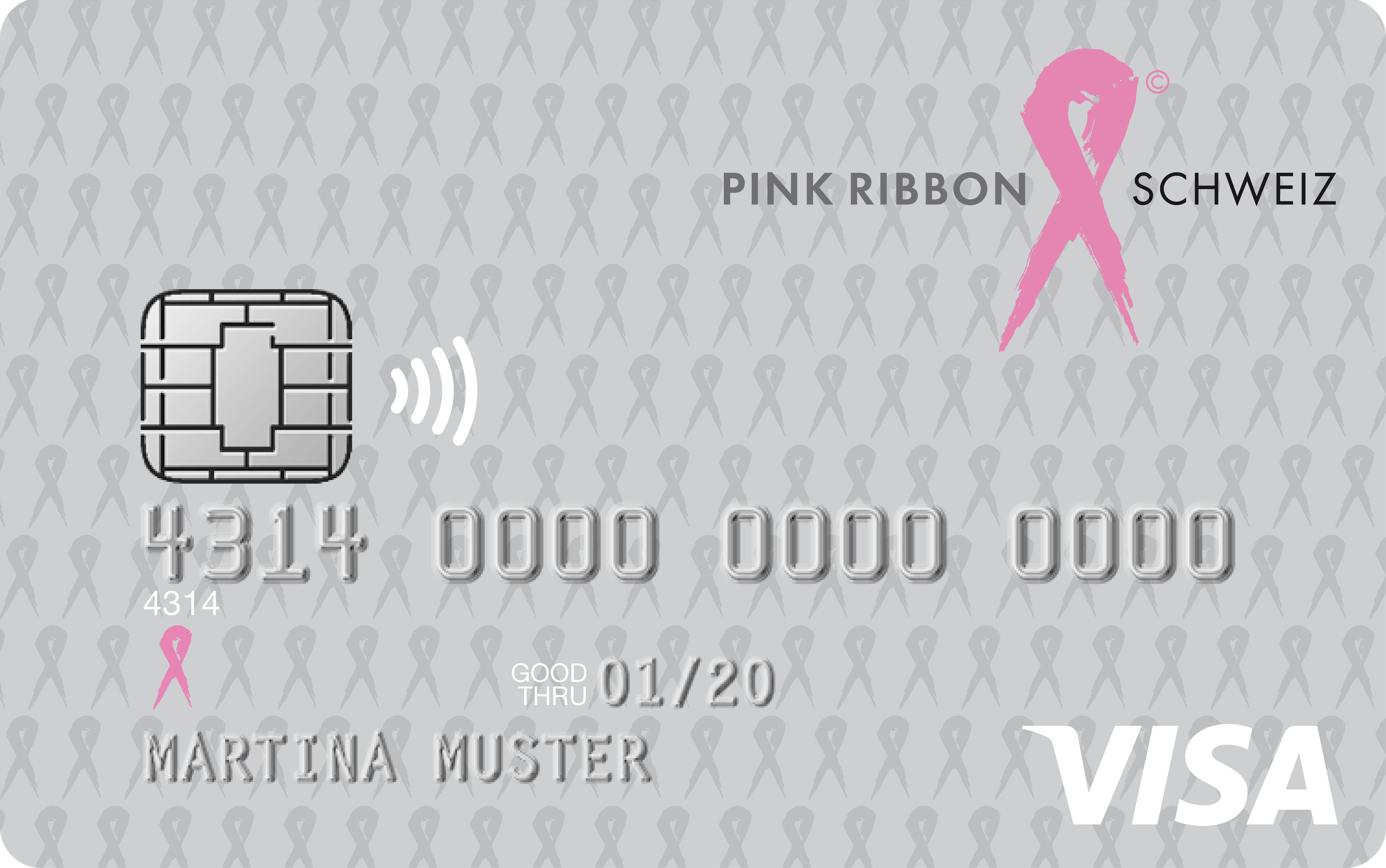 PINK RIBBON Visa Bonus Card