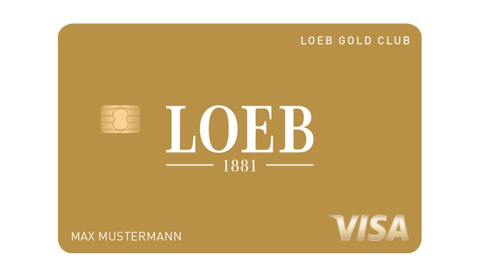 LOEB Gold Club Visa Karte